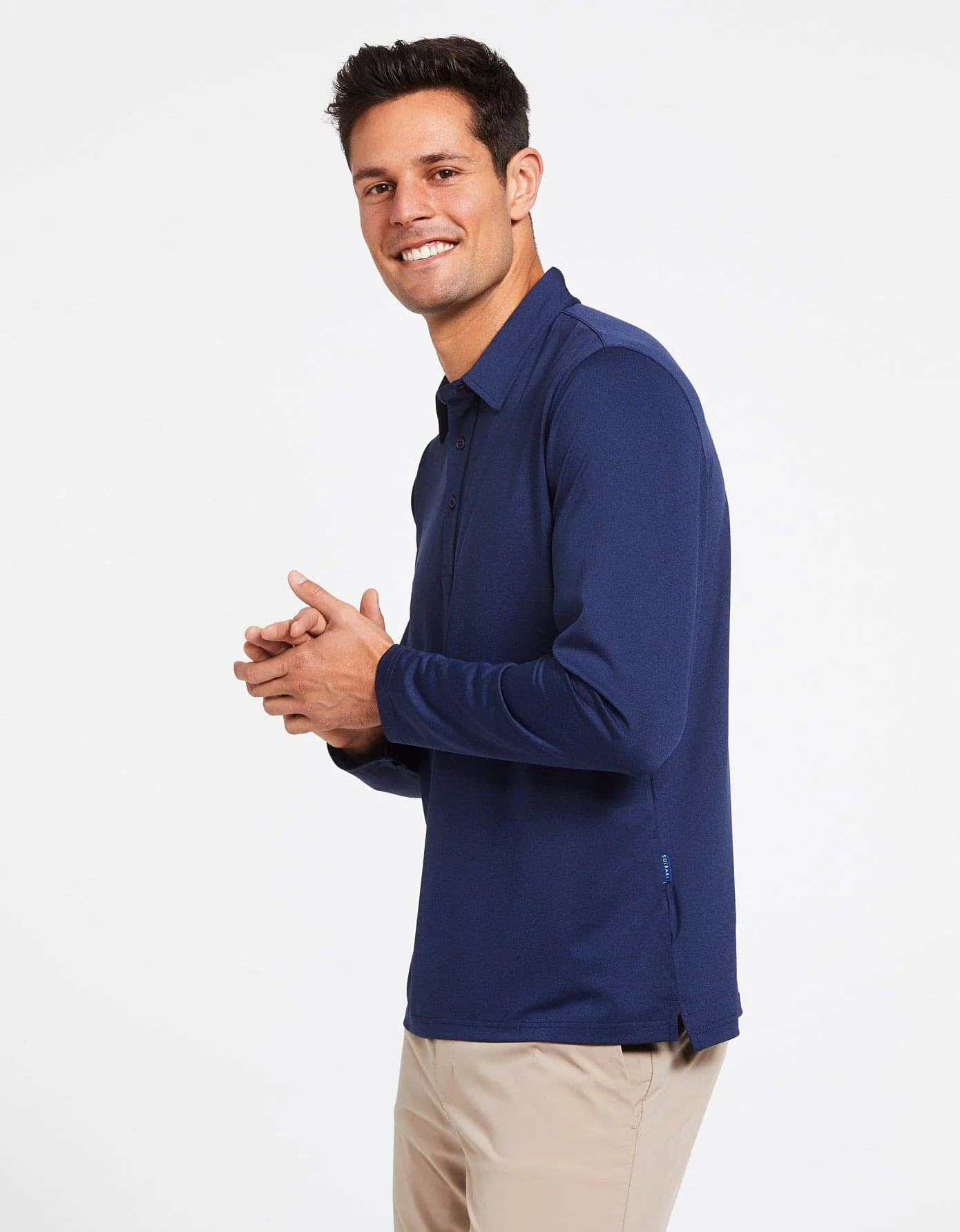 Long Sleeve Polo Shirt UPF 50+ - Image 15