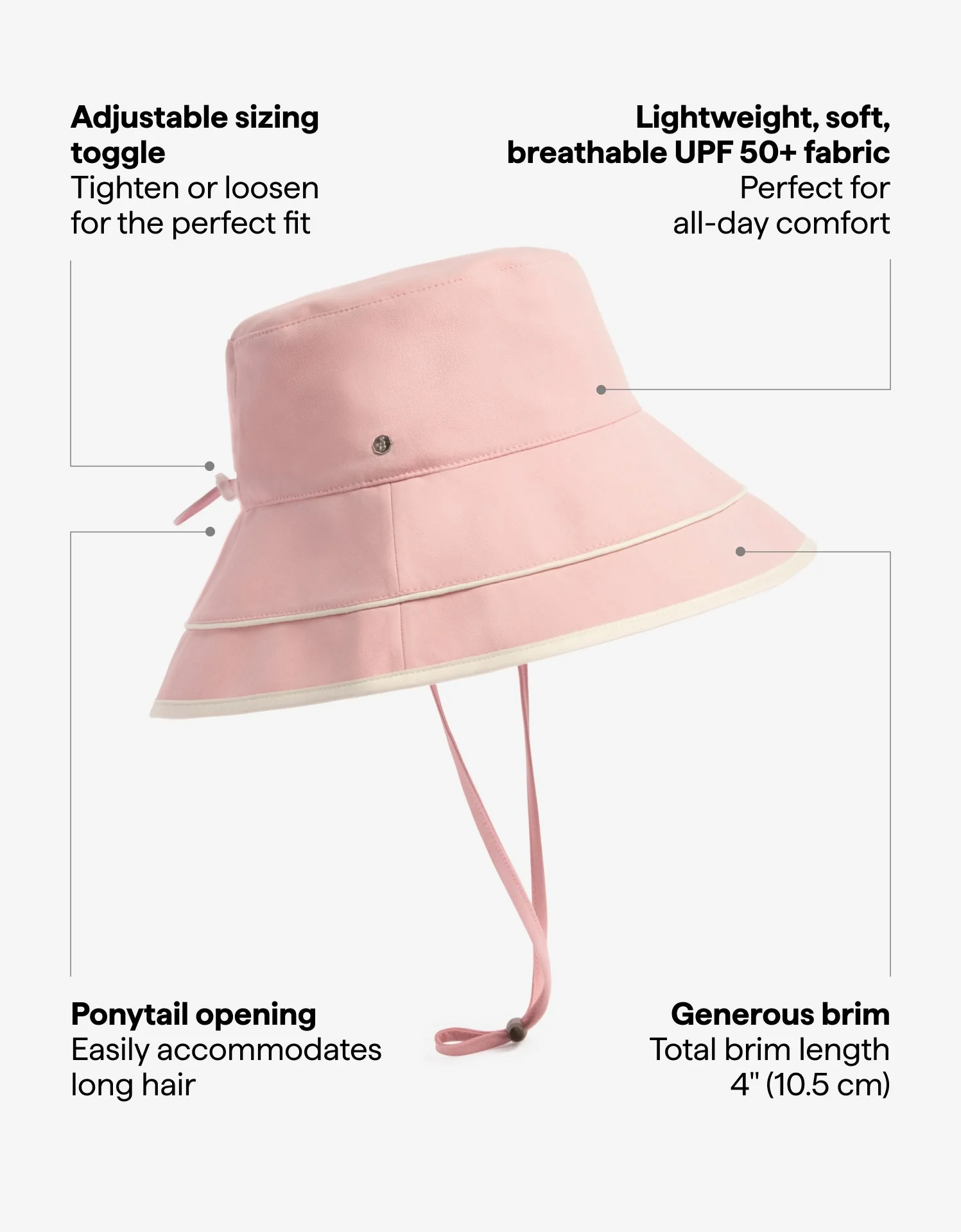 Vacation Wide Brim Sun Hat UPF 50+ - Image 2