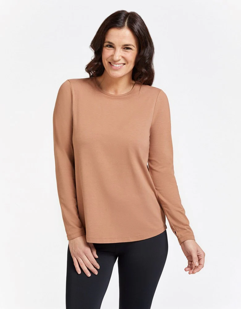 Loose Fit Long Sleeve Swing Top UPF 50+ - Image 75