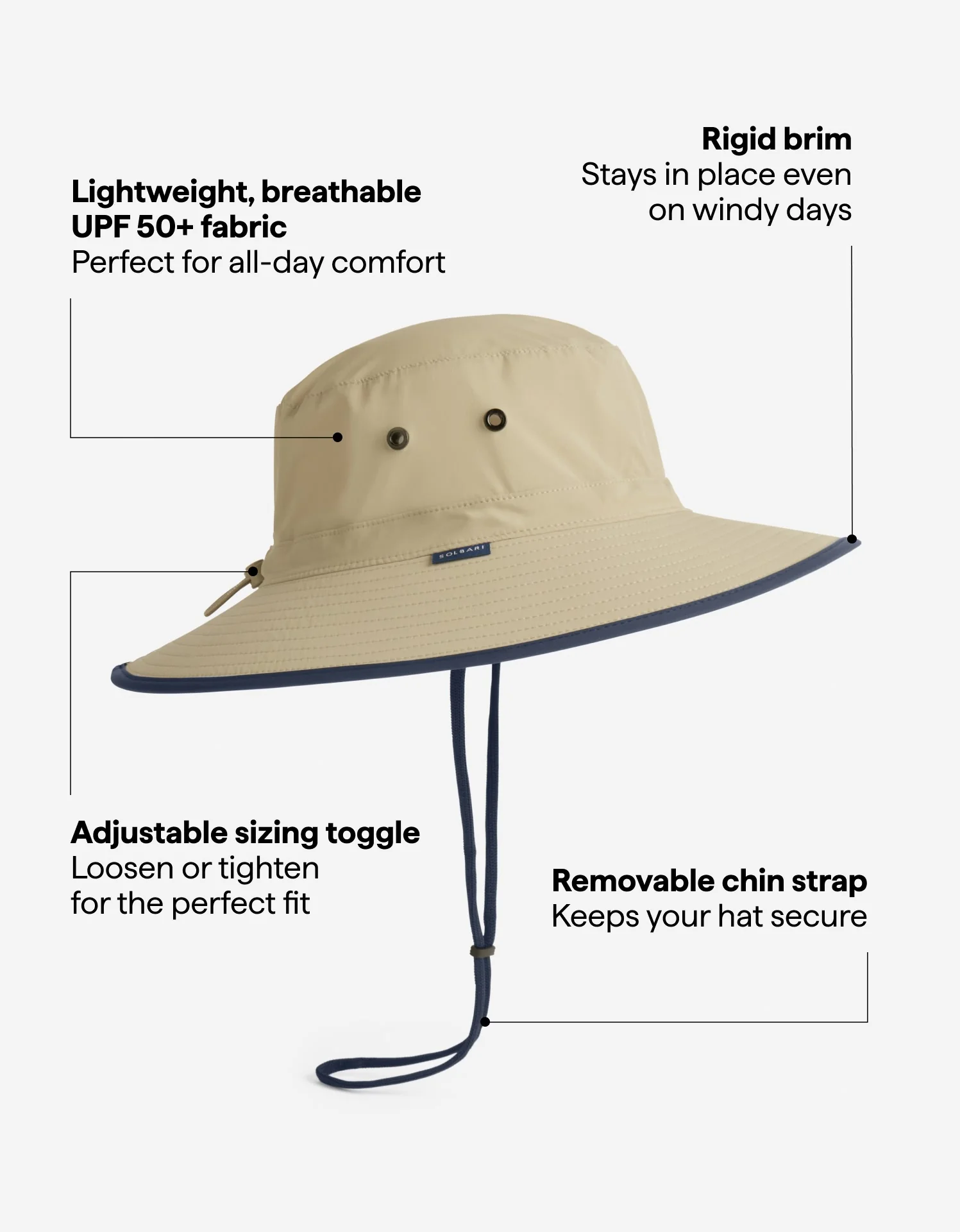 Traveller Broad Brim Sun Hat UPF 50+ - Image 20